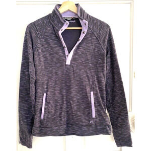 Avalanche- Outdoors Purple Athletic sweatshirt fleece interior women size small